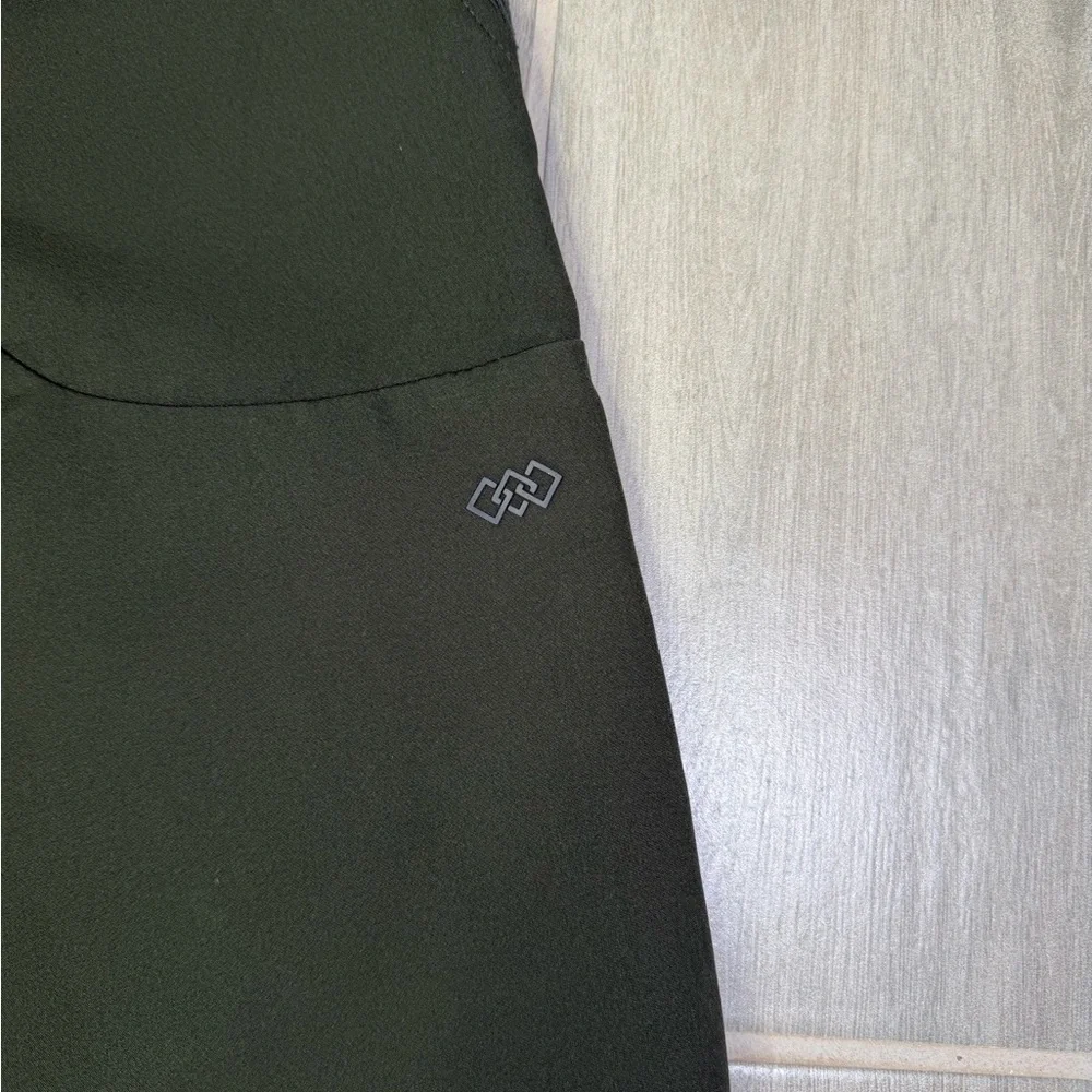 LEG3ND Men's Dark Green Jogger Pants Drawstring Waist Elastic Pockets Size S - Picture 2 of 6
